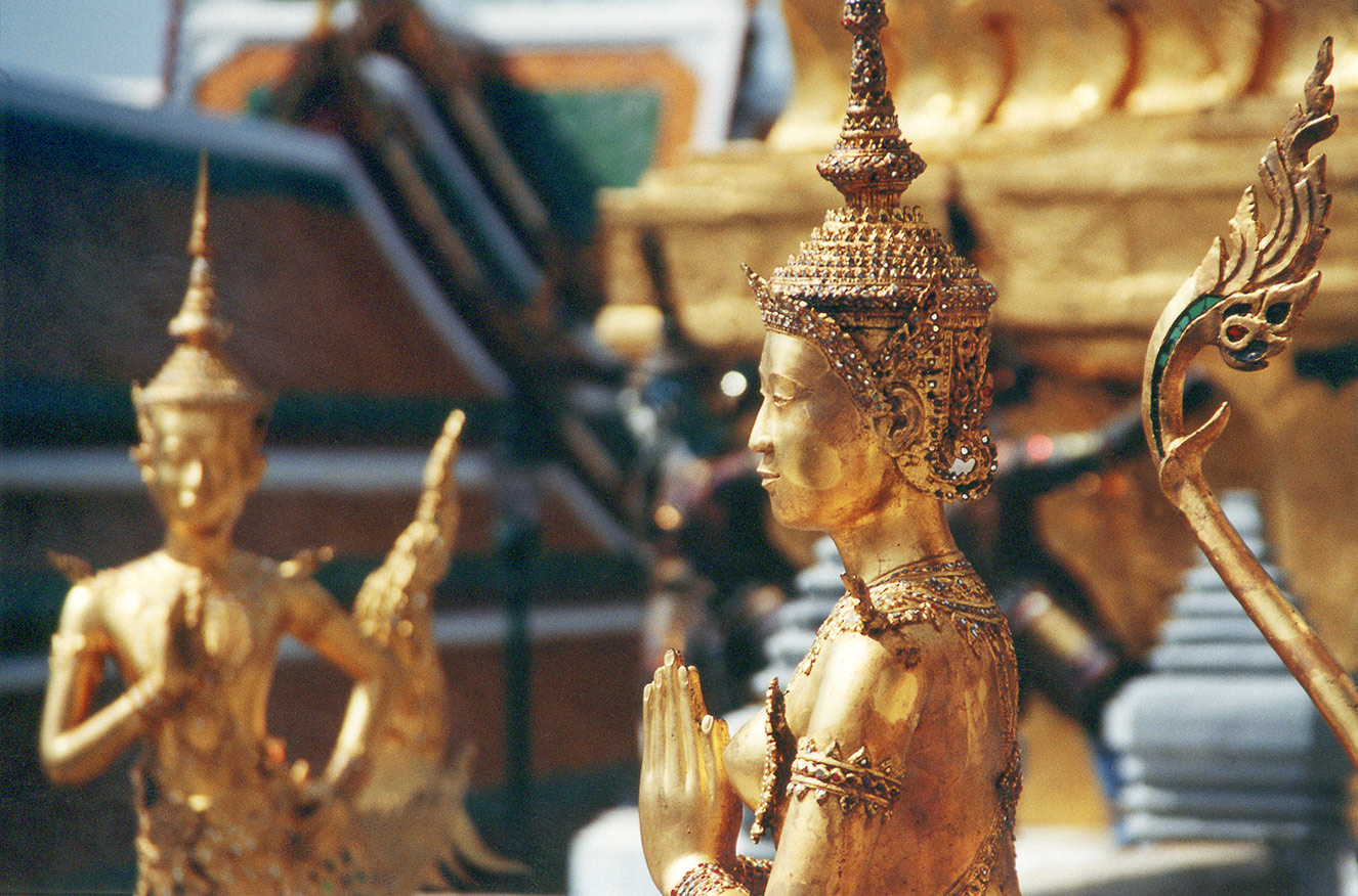 Kinnari sculpture at Wat Phra Kaew, Bangkok