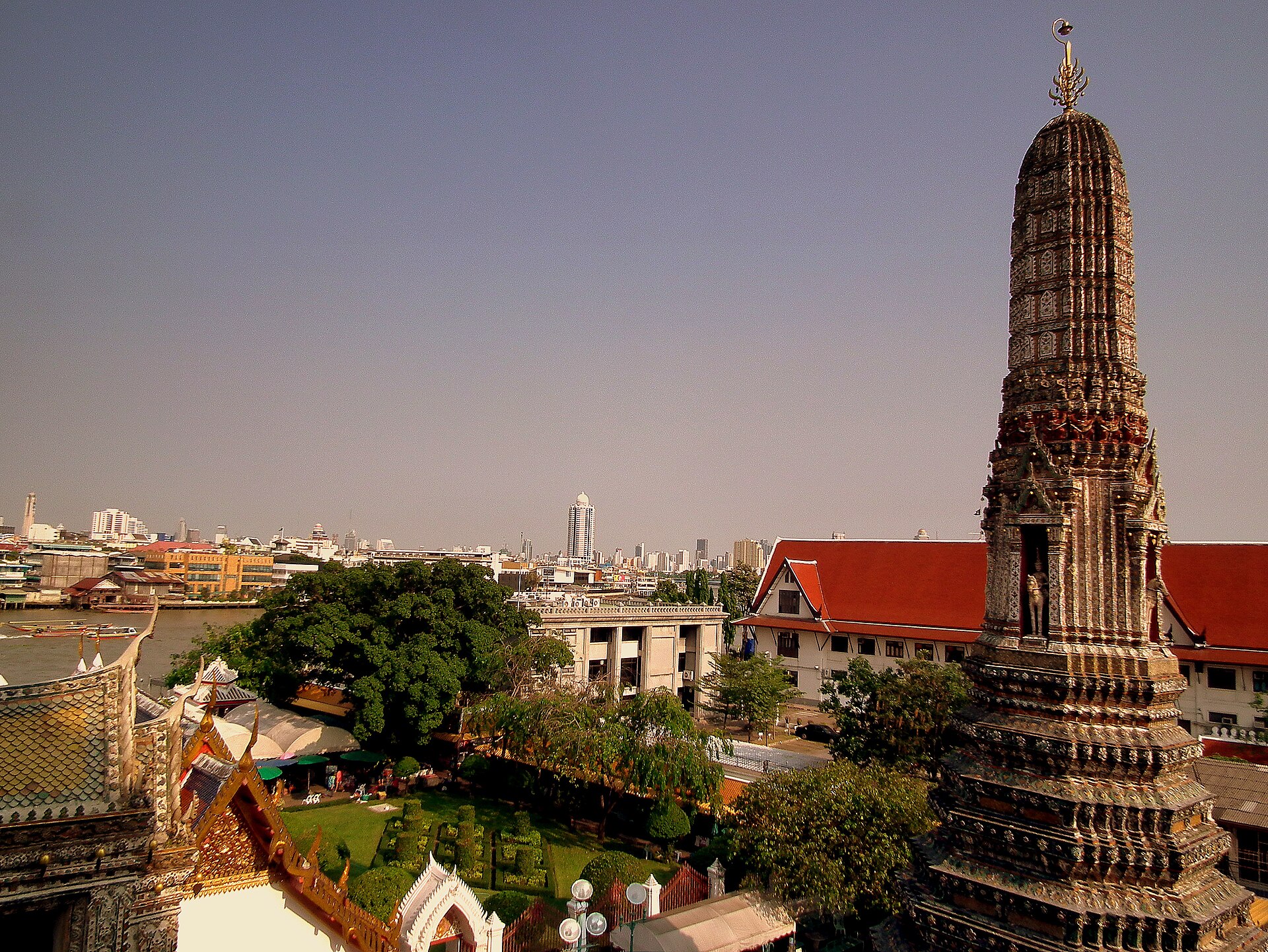 Wat Arun on the Chao Phraya River, Bangkok